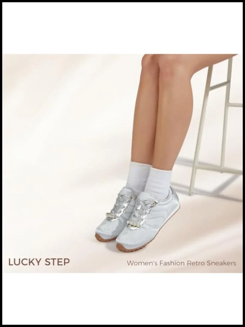 Womens Retro Fashion Sneakers Non Slip Comfortable Walking Shoes Satin Suede